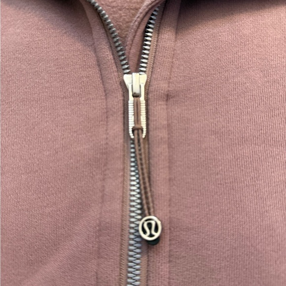 LULULEMON SCUBA FUNNEL NECK HALF ZIP SWEATSHIRT (TWILIGHT ROSE) - Picture 8 of 11